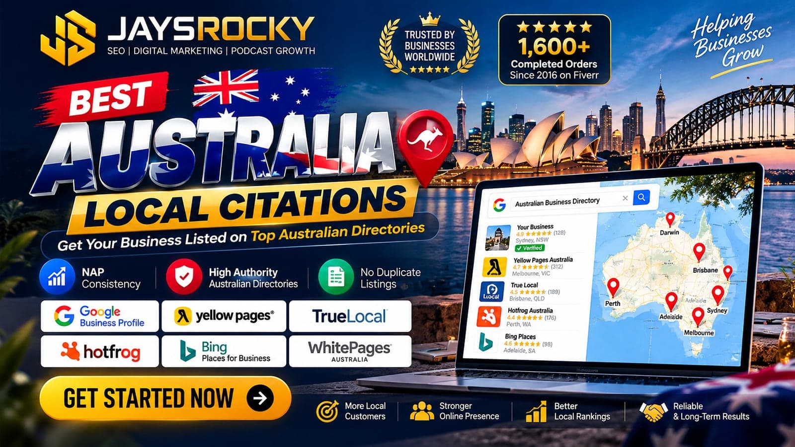 Best Australia local citations by Jays Rocky